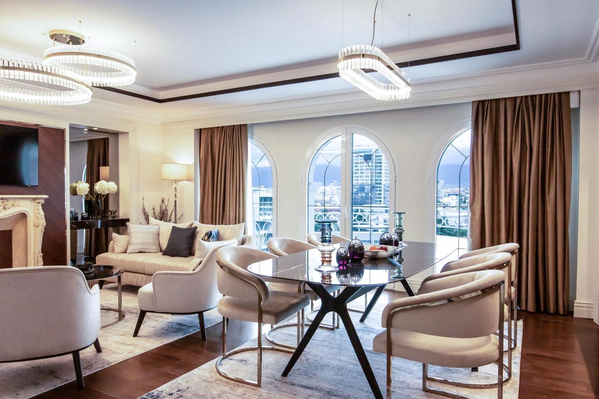 Xheko Imperial Luxury Hotel & Spa Tirana Exterior photo The interior of a suite at the Mandarin Oriental, Munich